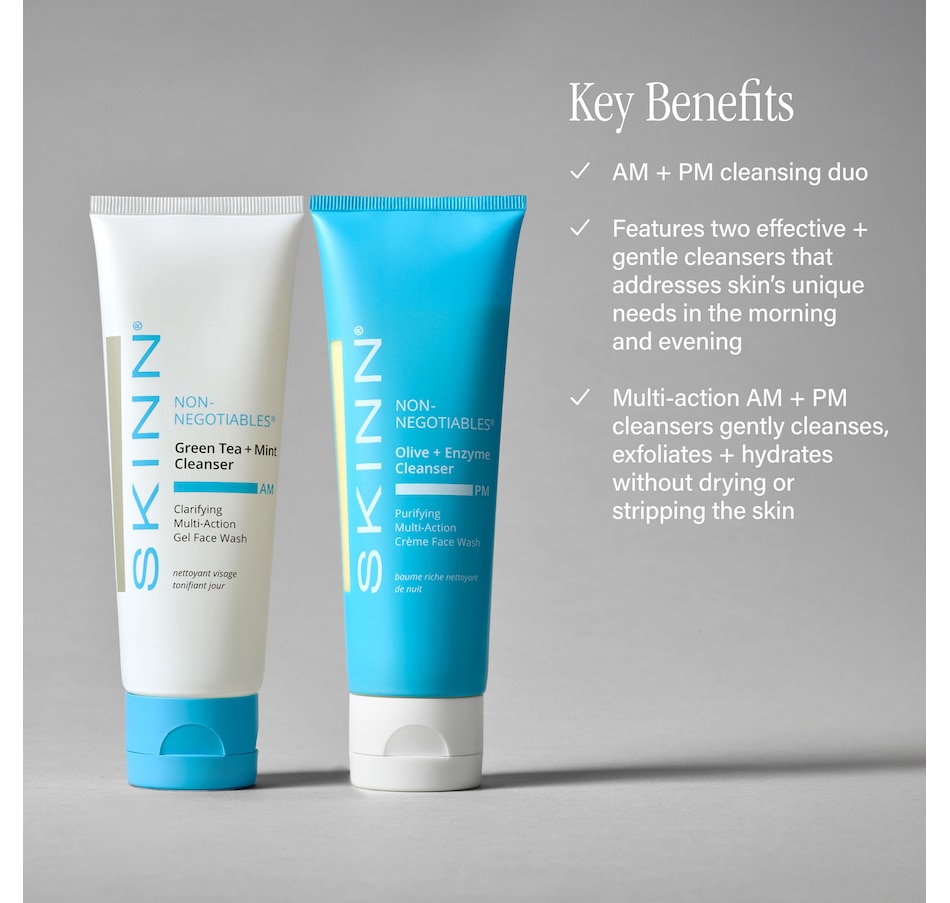 Image 482639_ALTMORE1.jpg, Product 482-639 / Price $49.99, SKINN Non-Negotiables Cleansing Duo from SKINN on TSC.ca's Beauty department