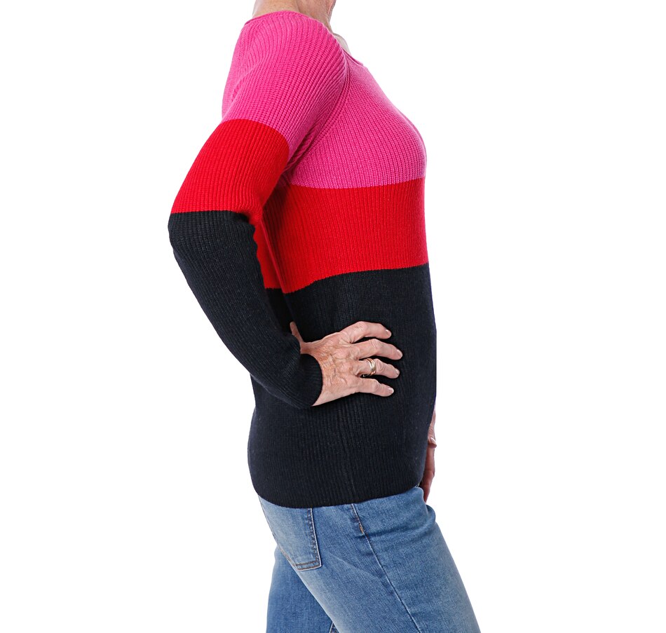 Image 482903_ALTMORE1.jpg, Product 482-903 / Price $39.33, Parkhurst Vivian Colour Block Sweater from Parkhurst on TSC.ca's Fashion department