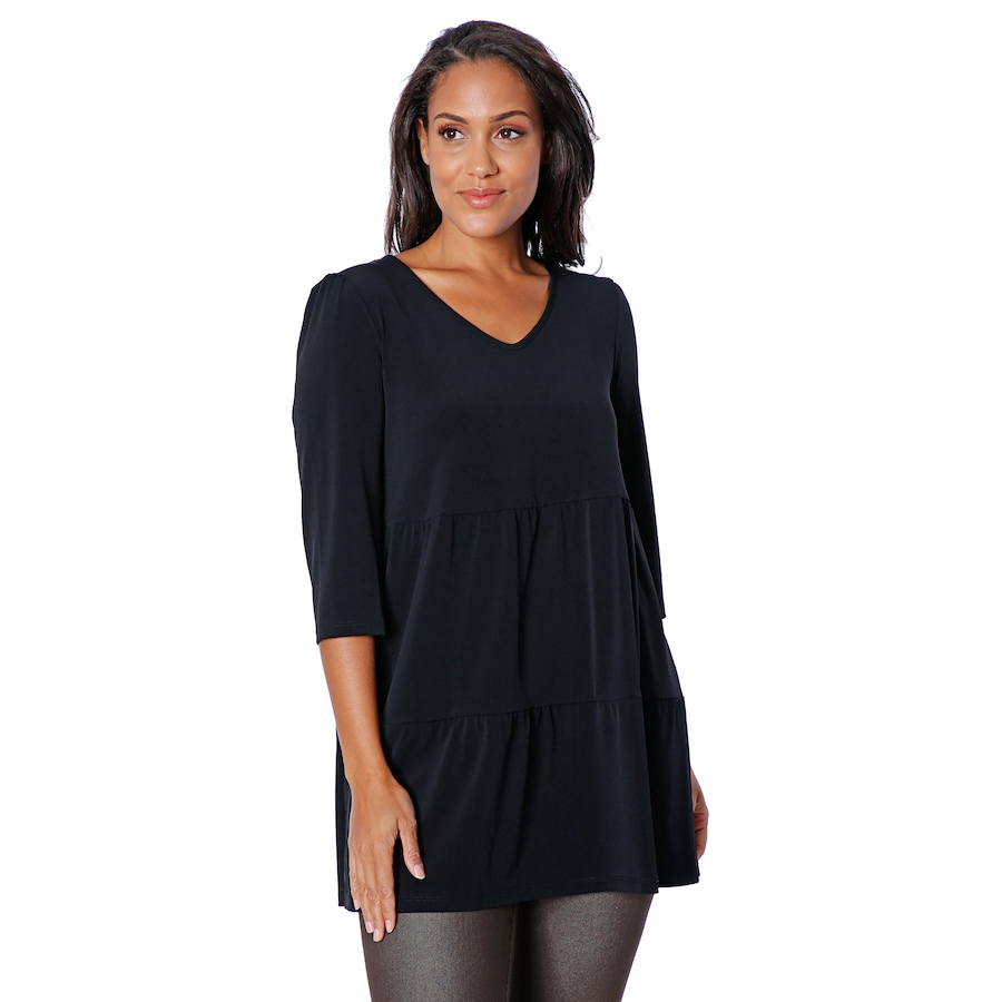 Image 482998_BLK.jpg, Product 482-998 / Price $19.33, Kim & Co. Brazil Knit Tiered Tunic from Kim & Co. on TSC.ca's Fashion department