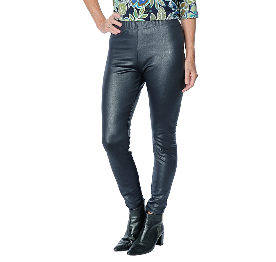 Faux Leather Croc Leggings – Arco Avenue