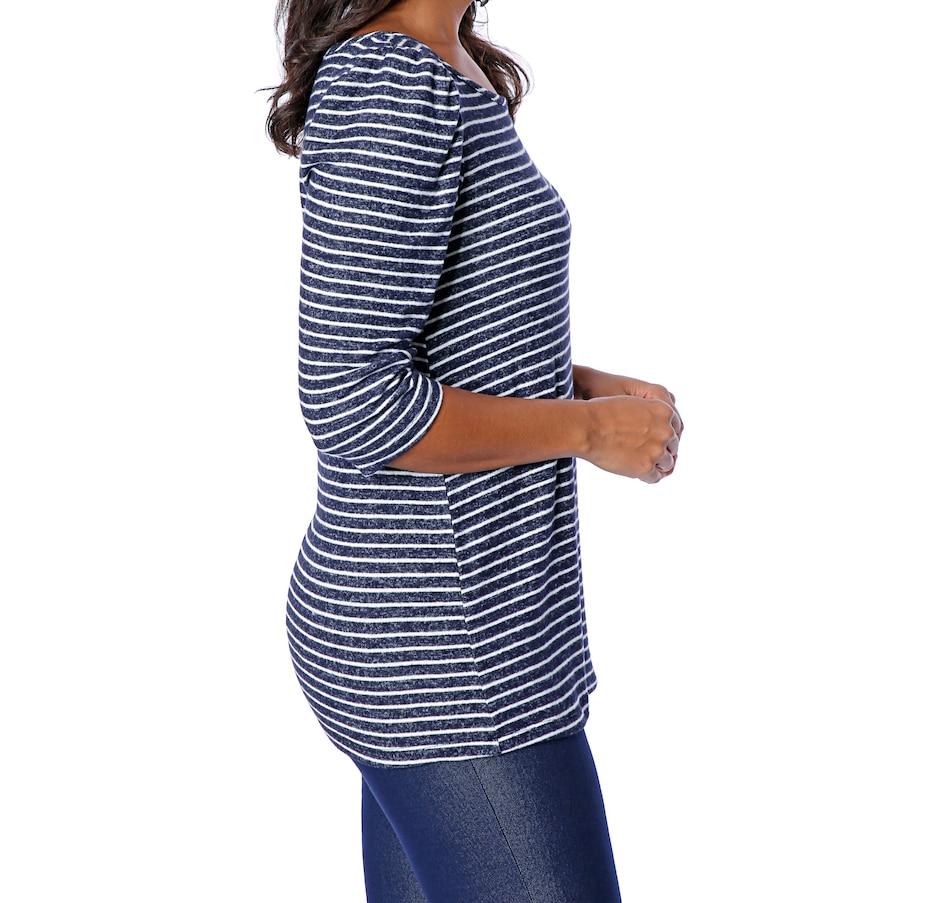 Image 483005_ALTMORE1.jpg, Product 483-005 / Price $14.33, Kim & Co. Luxe Sweater Knit Shirring Sleeve Top from Kim & Co. on TSC.ca's Fashion department