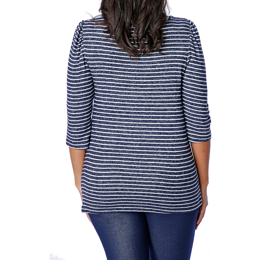 Image 483005_ALTMORE2.jpg, Product 483-005 / Price $14.33, Kim & Co. Luxe Sweater Knit Shirring Sleeve Top from Kim & Co. on TSC.ca's Fashion department