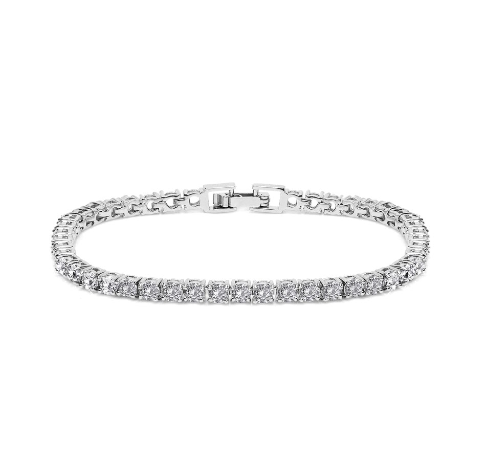 Image 483121_RHOP.jpg, Product 483-121 / Price $49.33, Aura Jewellery Plated Tennis Bracelet with Crystals on TSC.ca's Jewellery department