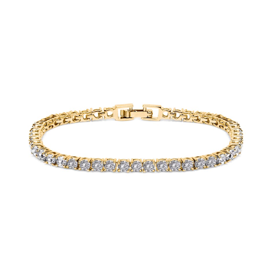 Image 483121_YGP.jpg, Product 483-121 / Price $49.33, Aura Jewellery Plated Tennis Bracelet with Crystals on TSC.ca's Jewellery department