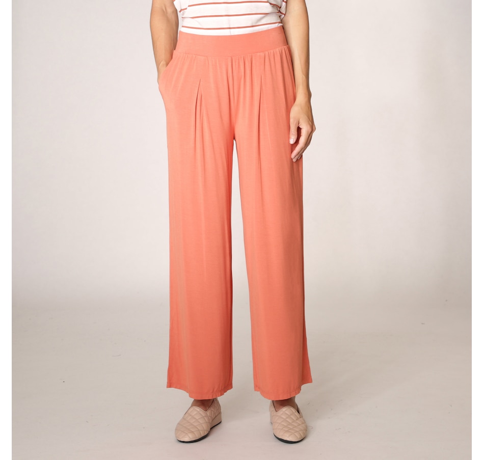 Clothing & Shoes - Bottoms - Pants - Cuddl Duds Softwear With Stretch Wide  Leg Pant - Online Shopping for Canadians
