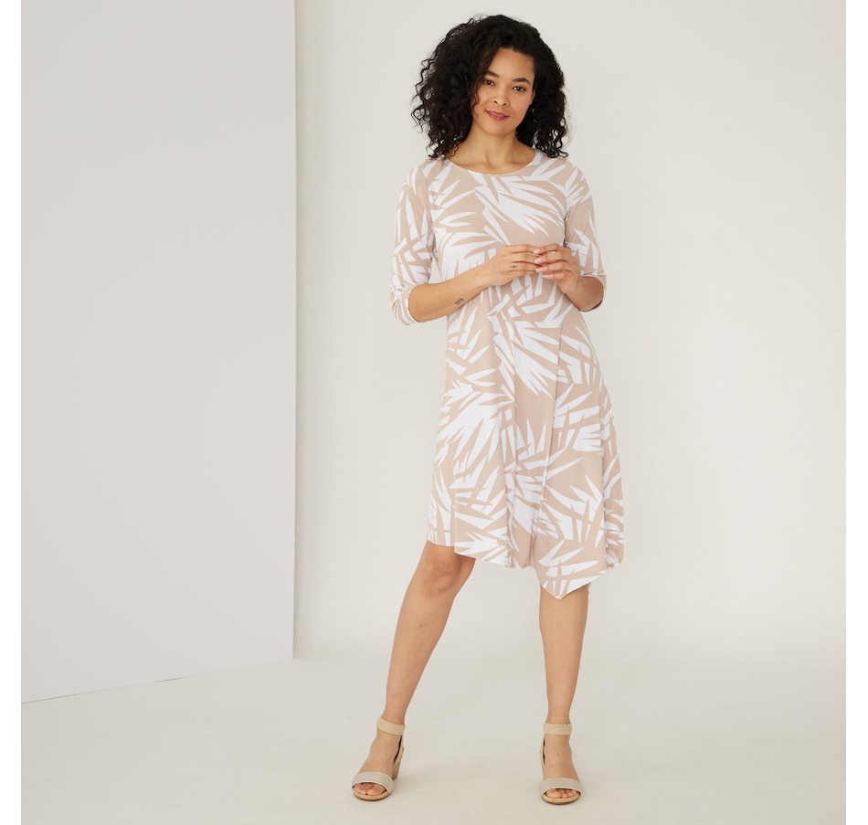 Mr. Max Palm Print Brazil Knit Dress - TSC.ca