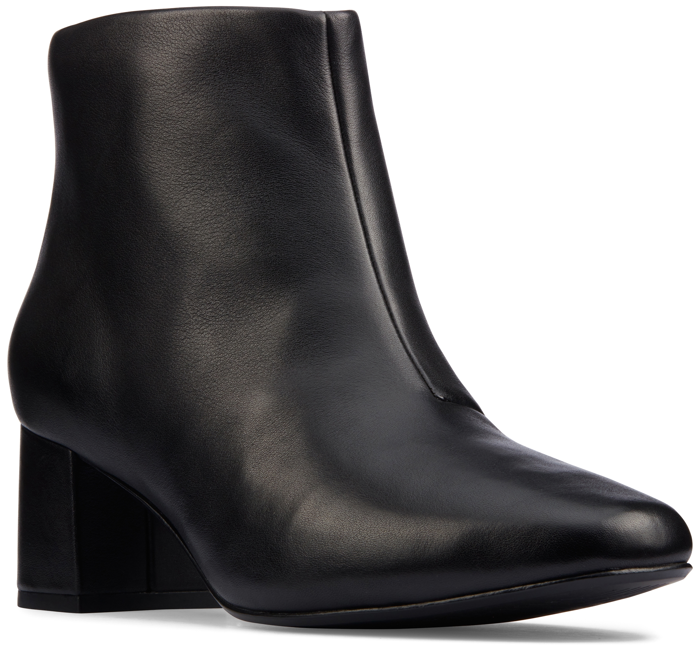 clarks black bootie