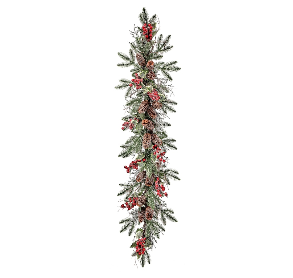 Image 483575.jpg, Product 483-575 / Price $46.99, Holiday Memories Berry Holly Garland from Holiday Memories on TSC.ca's Home & Garden department
