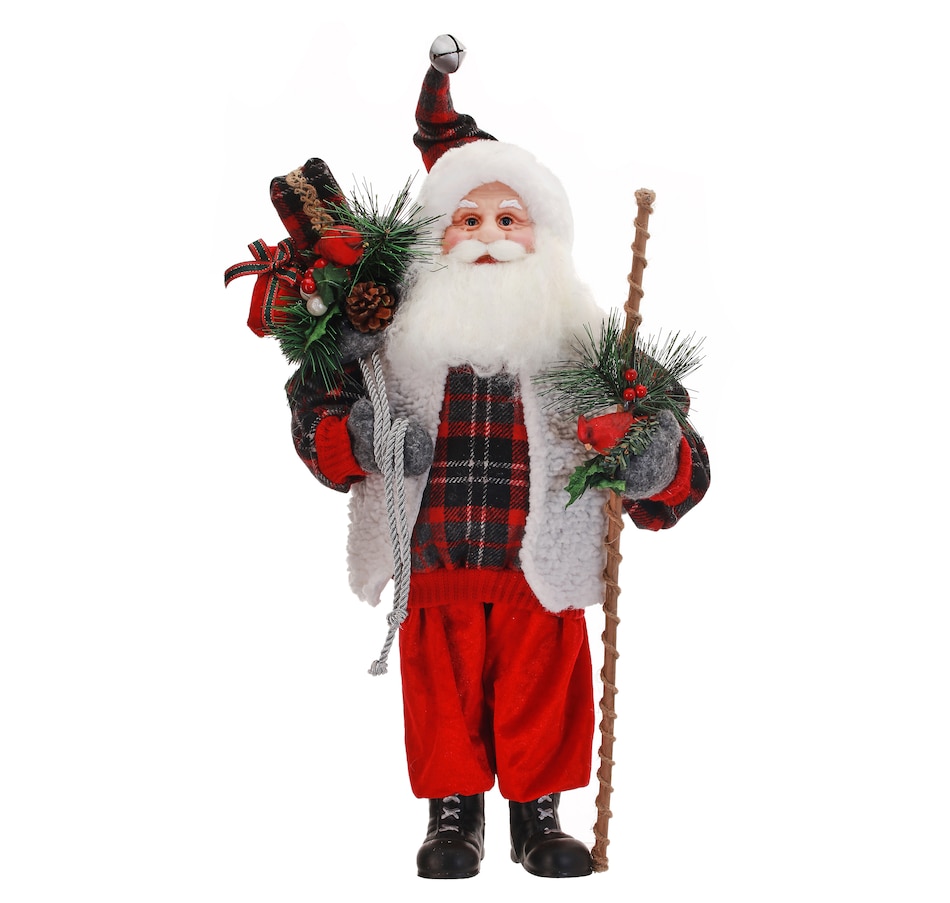Image 483580.jpg, Product 483-580 / Price $29.88, Holiday Memories 20"H Santa With Cardinal from Holiday Memories on TSC.ca's Home & Garden department