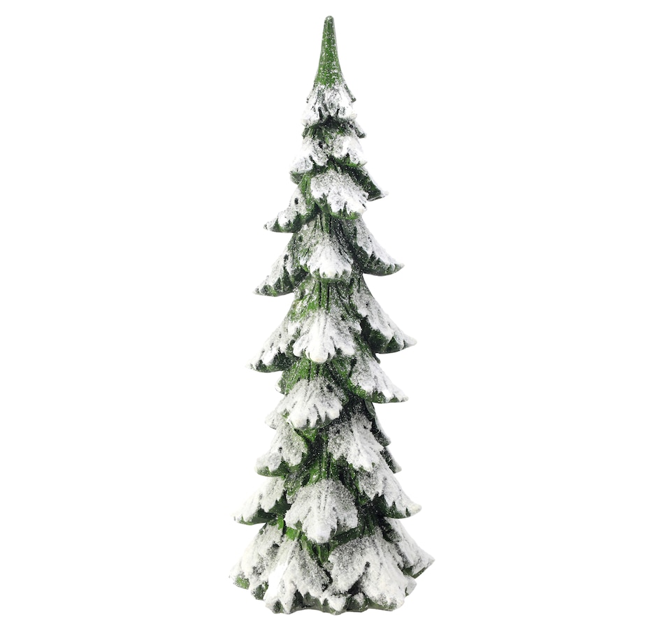 Image 483589.jpg, Product 483-589 / Price $29.99, Holiday Memories 15"H Resin Frosted Snow Tree from Holiday Memories on TSC.ca's Home & Garden department