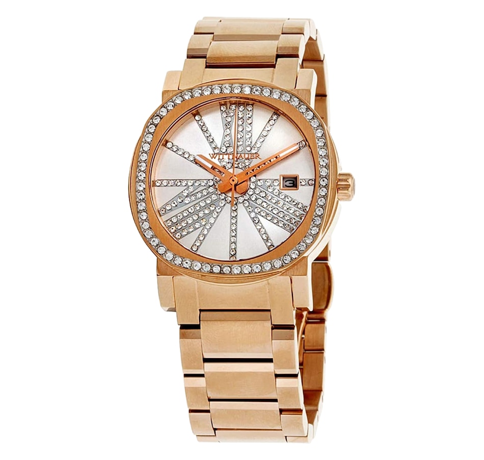 Image 483648.jpg, Product 483-648 / Price $299.88, Bulova - Wittnauer Rose Gold with Crystal Ladies Watch from Bulova on TSC.ca's Jewellery department