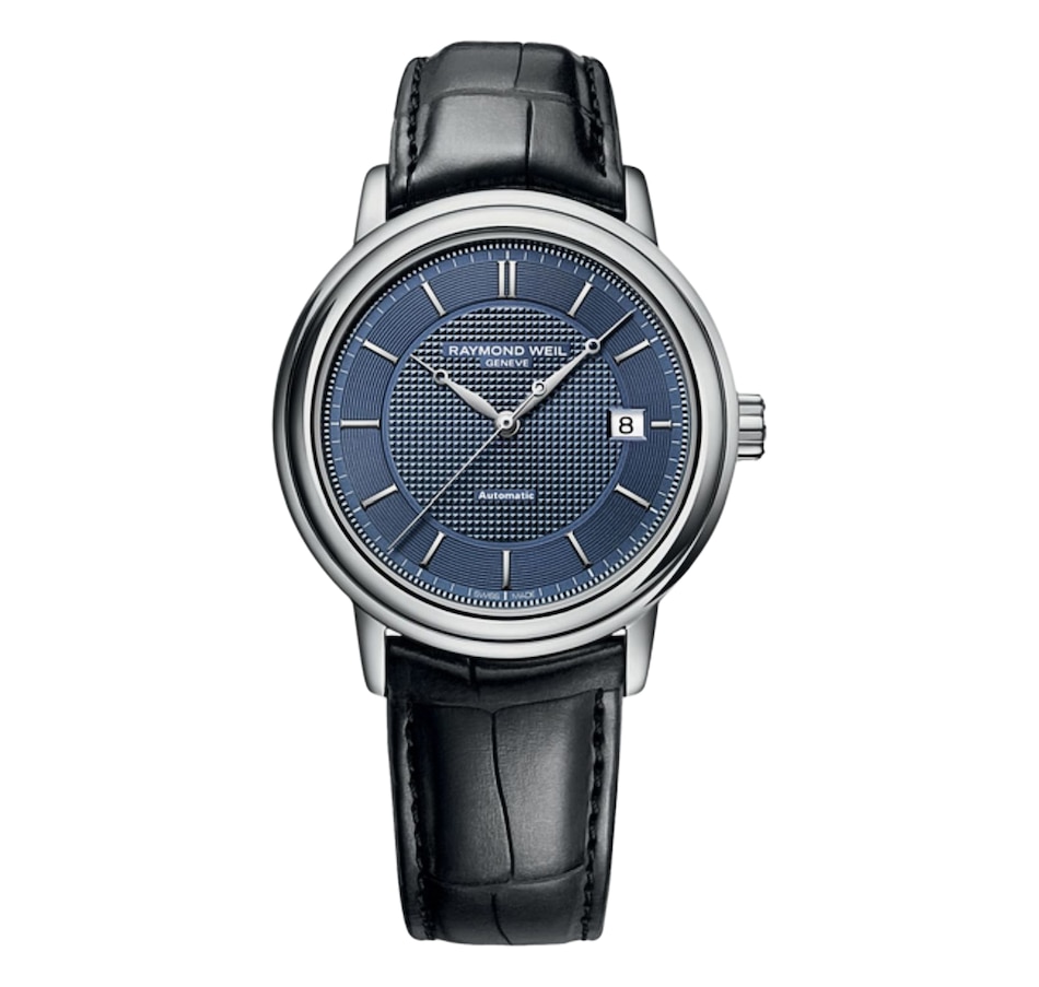 Jewellery - Watches - Men's - Raymond Weil Maestro Automatic Blue Dial ...