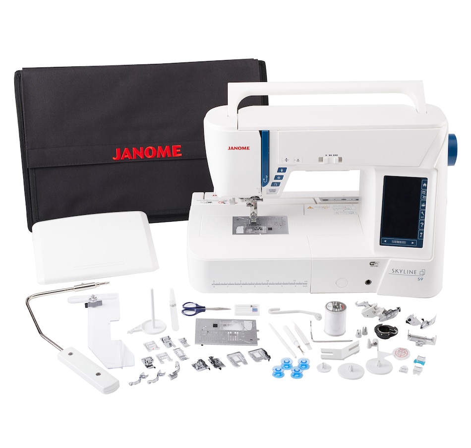 Image 483758.jpg, Product 483-758 / Price $5,499.00, Janome Skyline S9 Indigo Blue Bundle from Janome on TSC.ca's Home & Garden department