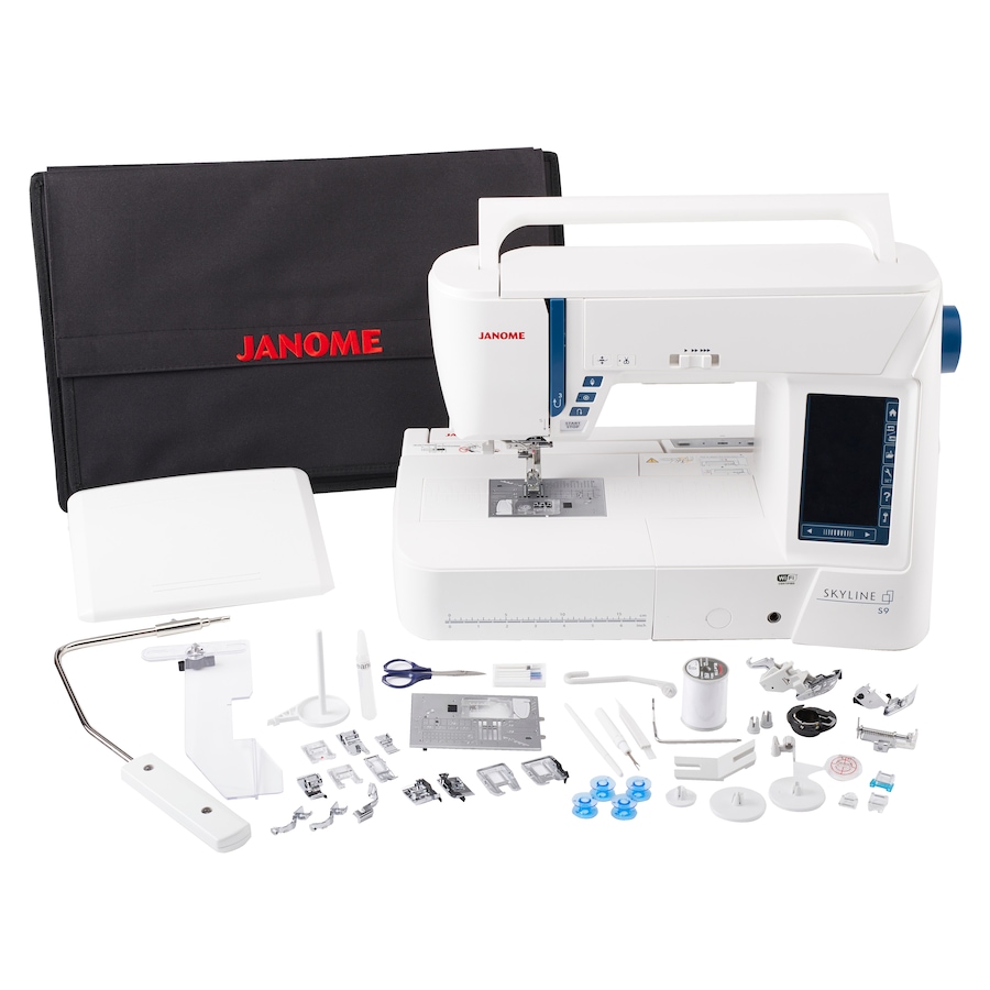 Image 483758.jpg, Product 483-758 / Price $5,499.00, Janome Skyline S9 Indigo Blue Bundle from Janome on TSC.ca's Home & Garden department