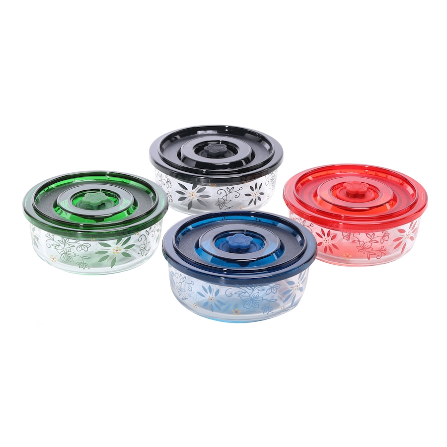 Image 483801.jpg, Product 483-801 / Price $22.88, temp-tations 8-Piece Round Glass Snack Set from temp-tations on TSC.ca's Kitchen department