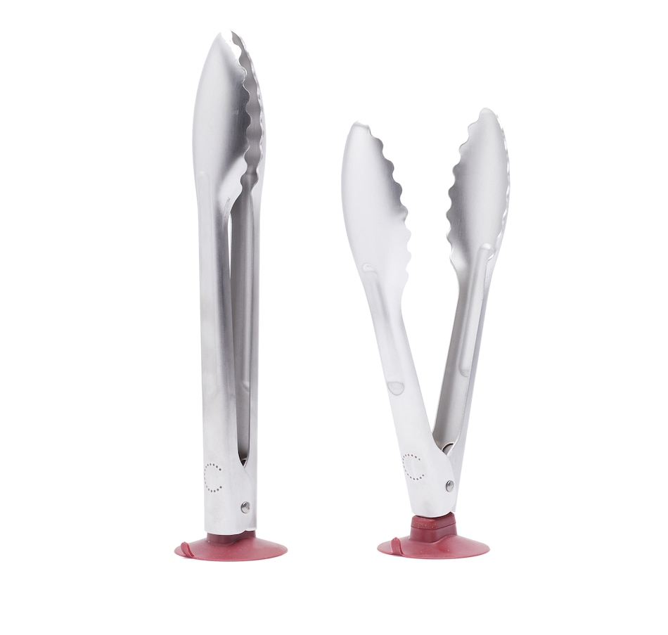 Curtis Stone 2-piece One-Push Tongs Set - 20817692