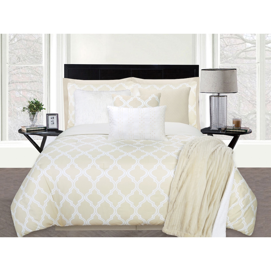 Image 483923_ALTMORE6.jpg, Product 483-923 / Price $29.33, St. Clair 3-Piece Quatrefoil Print Reversible Comforter Set from St. Clair Bedding on TSC.ca's Home & Garden department
