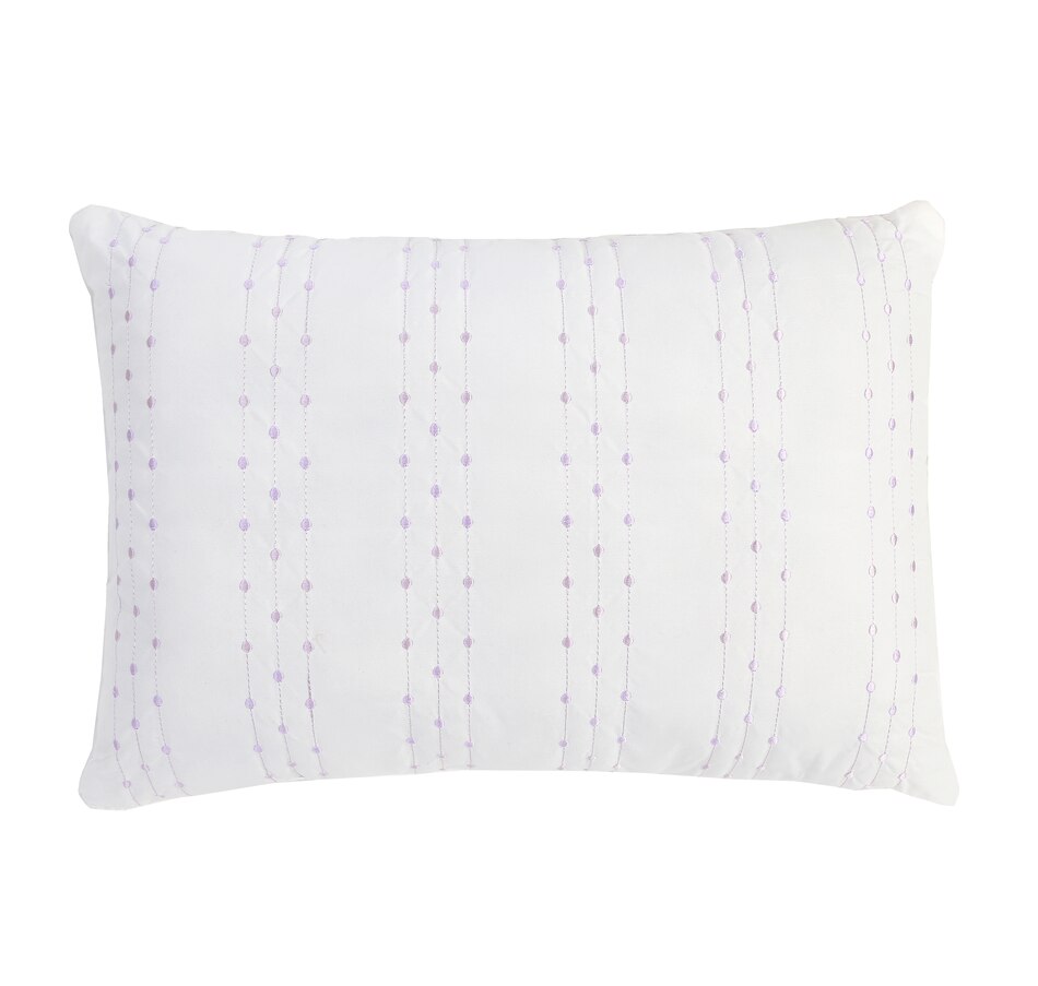Image 483926_LAV.jpg , Product 483-926 / Price $14.33 , St. Clair Embroidered Decorative Pillow 14" x 20" from St. Clair Bedding on TSC.ca's Home & Garden department