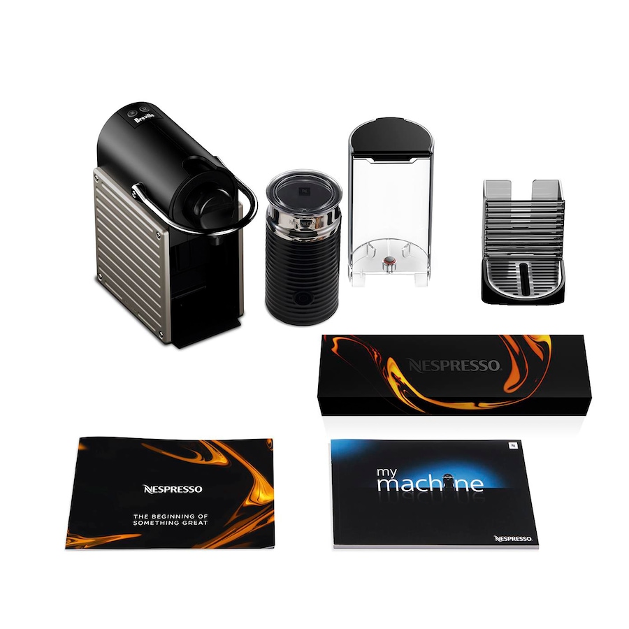 Image 483968_ALTMORE6.jpg, Product 483-968 / Price $299.00, Nespresso Pixie Coffee Machine by Breville with Aeroccino from Nespresso on TSC.ca's Kitchen department