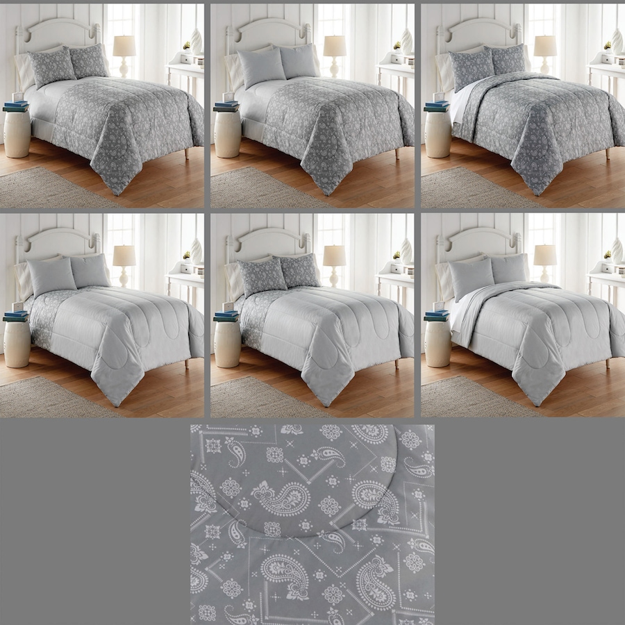 Image 484026_ALTMORE2.jpg, Product 484-026 / Price $24.33, Home Suite Micro Flannel 6 in 1 Comforter Sets from Home Suite on TSC.ca's Home & Garden department