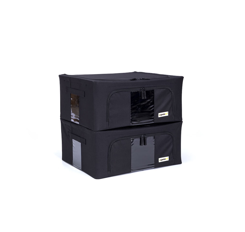 Image 484046_BLK.jpg, Product 484-046 / Price $52.88, OrganizeMe 2-Pack XL Collapsible Pop Up Bin Bundle from Organizeme on TSC.ca's Home & Garden department