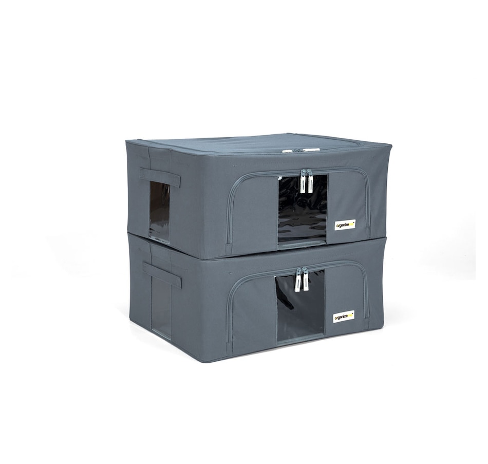 Image 484046_GRY.jpg, Product 484-046 / Price $52.88, OrganizeMe 2-Pack XL Collapsible Pop Up Bin Bundle from Organizeme on TSC.ca's Home & Garden department