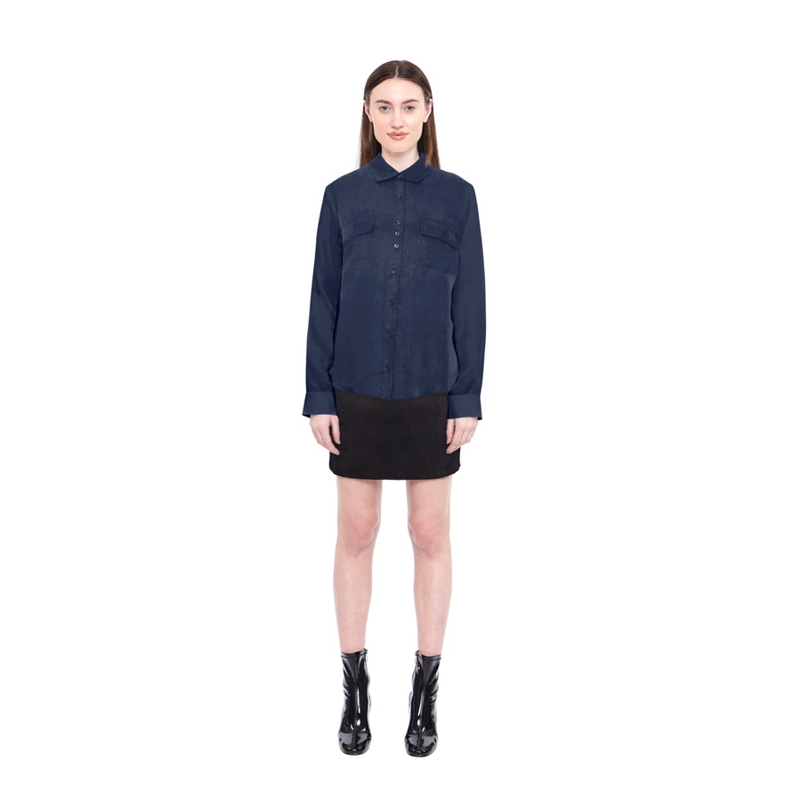 Image 484138_BLU.jpg, Product 484-138 / Price $44.33, Hilary MacMillan Cupro Blouse from Hilary MacMillan on TSC.ca's Fashion department