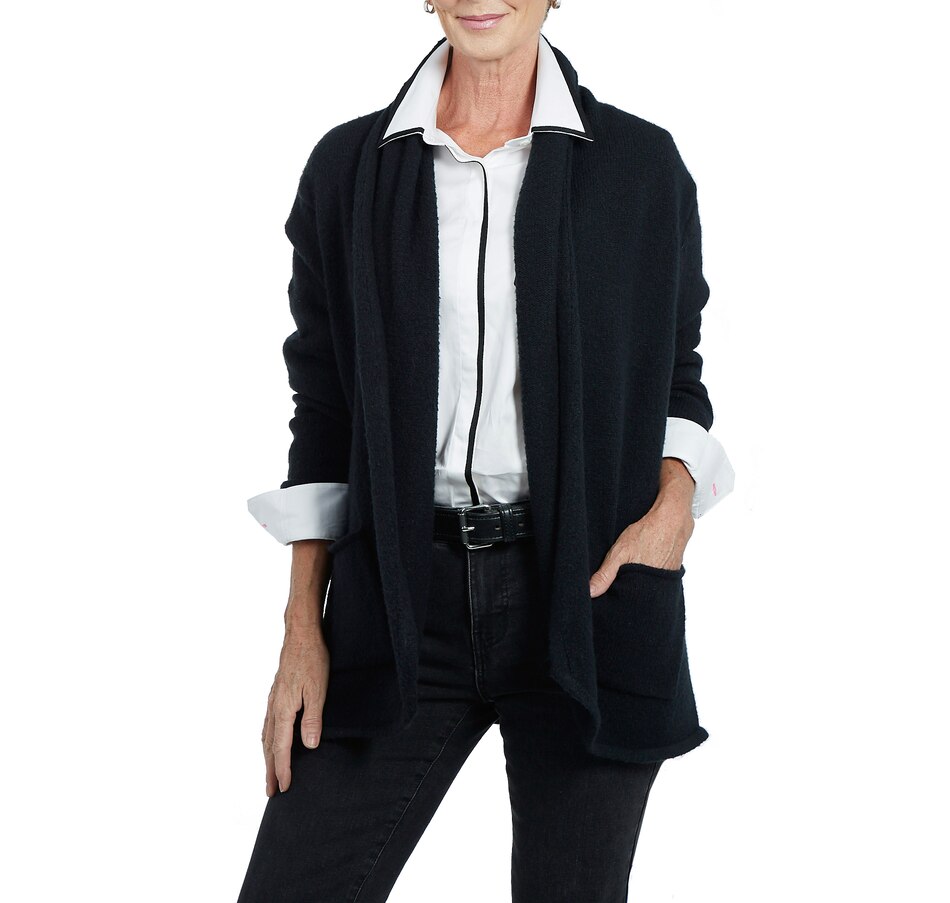 Image 484182_BLK.jpg, Product 484-182 / Price $39.33, PINK TARTAN Wrap Shawl Cardigan from PINK TARTAN on TSC.ca's Fashion department