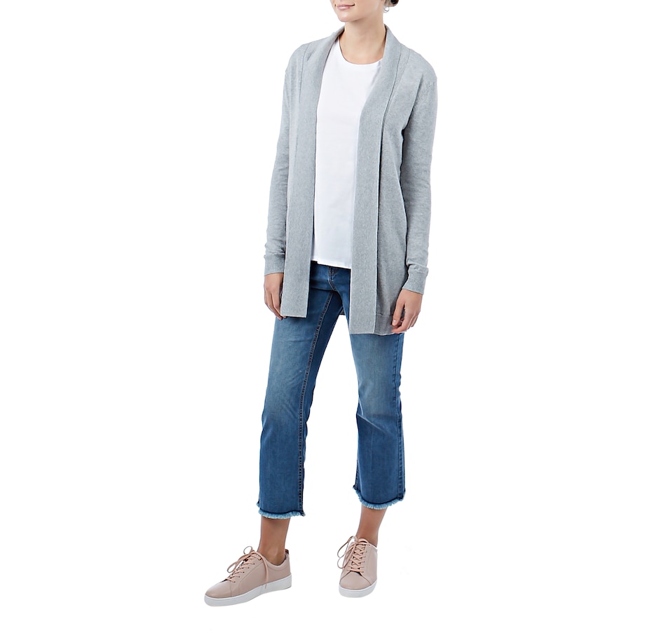 Image 484182_GRY.jpg, Product 484-182 / Price $39.33, PINK TARTAN Wrap Shawl Cardigan from PINK TARTAN on TSC.ca's Fashion department