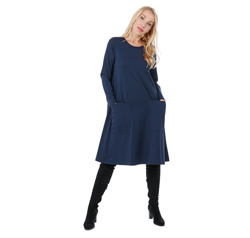 tsc.ca - Brian Bailey A-Line Dress with Long Sleeves and Pockets