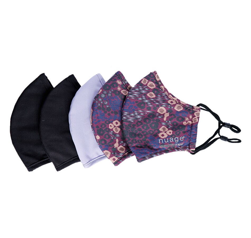 Image 484300_WPT.jpg , Product 484-300 / Price $19.99 , Nuage Reusable Modern 2.3 Mask 5-Pack from Nuage on TSC.ca's Fashion department