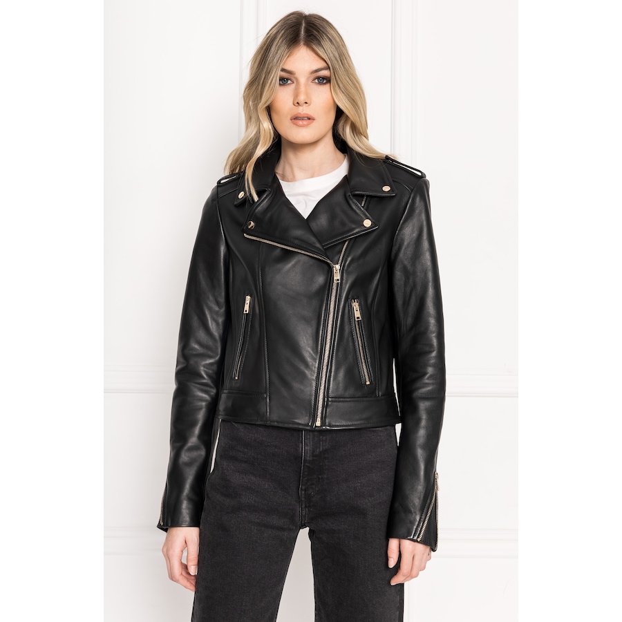 Image 484432_BLK.jpg, Product 484-432 / Price $399.88, LAMARQUE Donna 21 Leather Jacket from LAMARQUE on TSC.ca's Fashion department