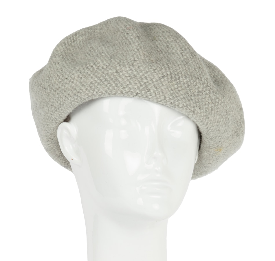 Badgley Mischka‎ Grey Wool Beret Badgley Mischka Grey Wool Beret | eBay main image 3