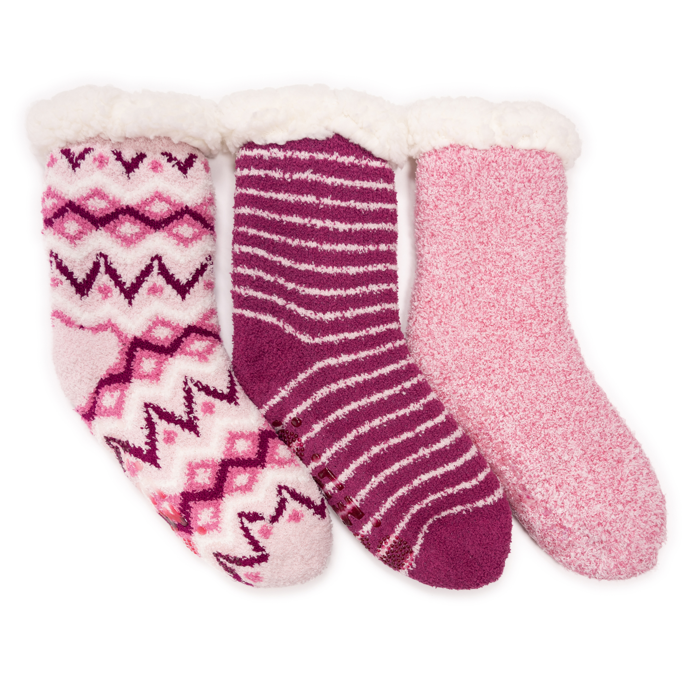 Muk Luks Aloe Infused Cozy Tall Cabin Socks 3 pack TSC ca Muk Luks Aloe Infused Cozy Tall Cabin Socks 3 pack TSC ca