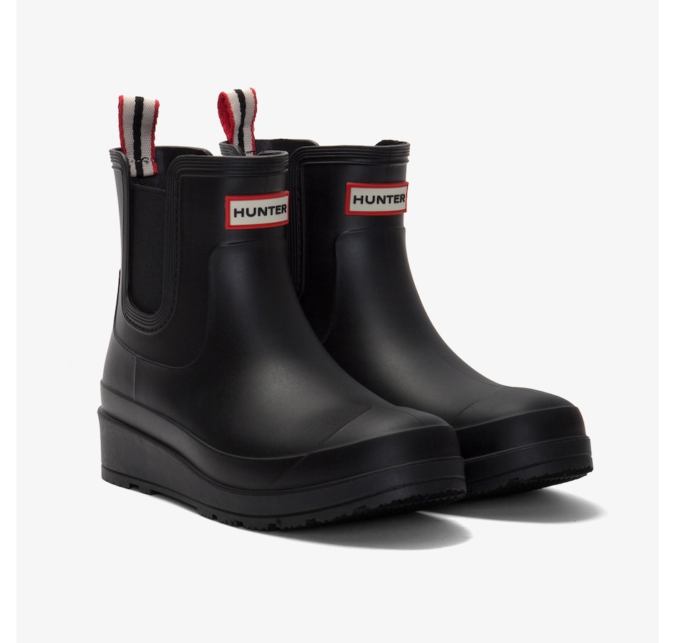 Image 484699_BLK.jpg, Product 484-699 / Price $150.00, Hunter Tabitha Short Boot from Hunter on TSC.ca's Shoes department