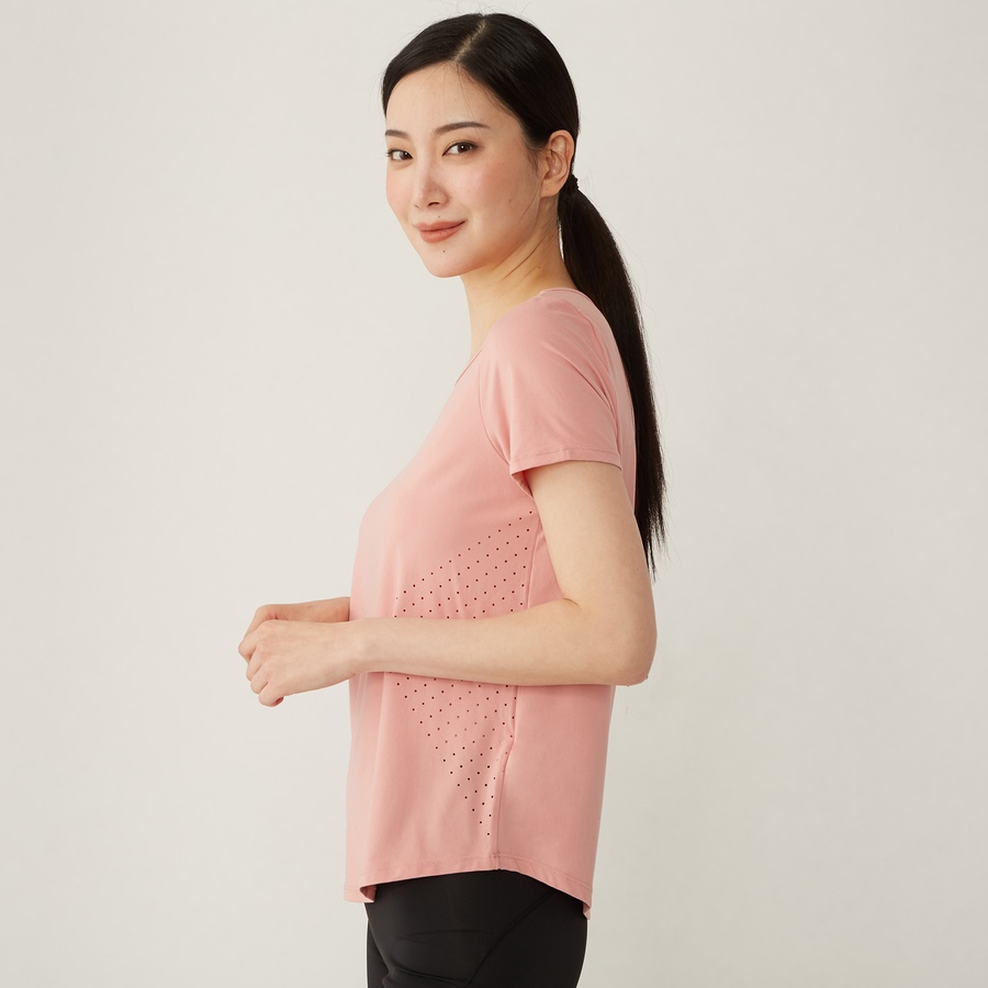 Image 484726_ALTMORE1.jpg, Product 484-726 / Price $11.33, Free Flow Lifestyle Short Sleeve Crew Neck Tee with Perforation Detail from Free Flow Lifestyle on TSC.ca's Fashion department