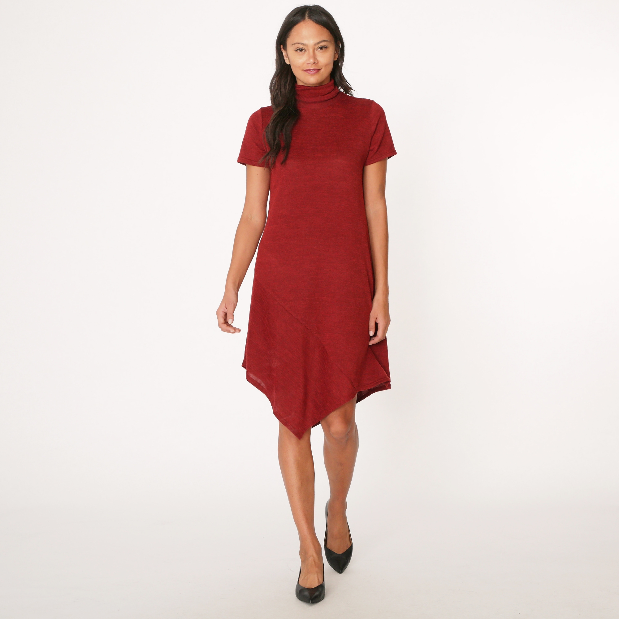 Diane Gilman Asymmetric Sweater Dress