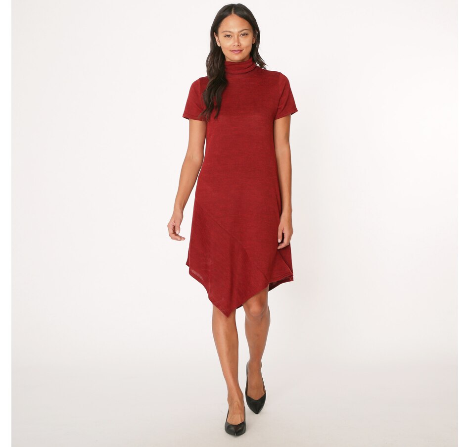 Image 484808_WIN.jpg, Product 484-808 / Price $19.33, Diane Gilman Asymmetric Sweater Dress from DG2 by Diane Gilman on TSC.ca's Fashion department