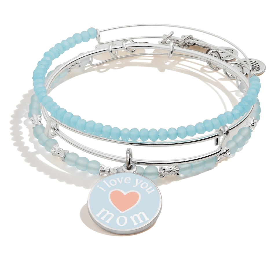 Alex and ani because i love you mom bracelet Clearance