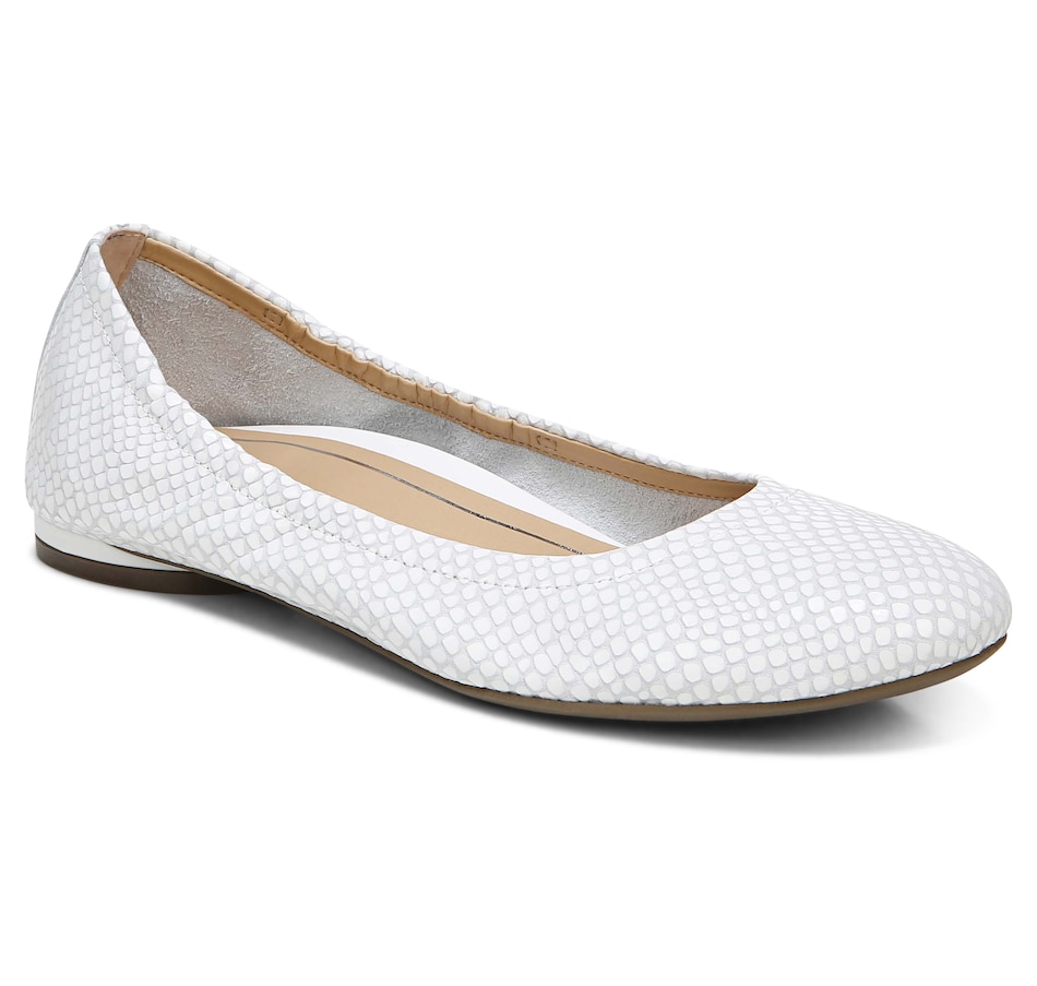Image 485088_WHT.jpg, Product 485-088 / Price $89.88, Vionic Jewel Alexa Ballet Flat from Vionic on TSC.ca's Clothing & Shoes department