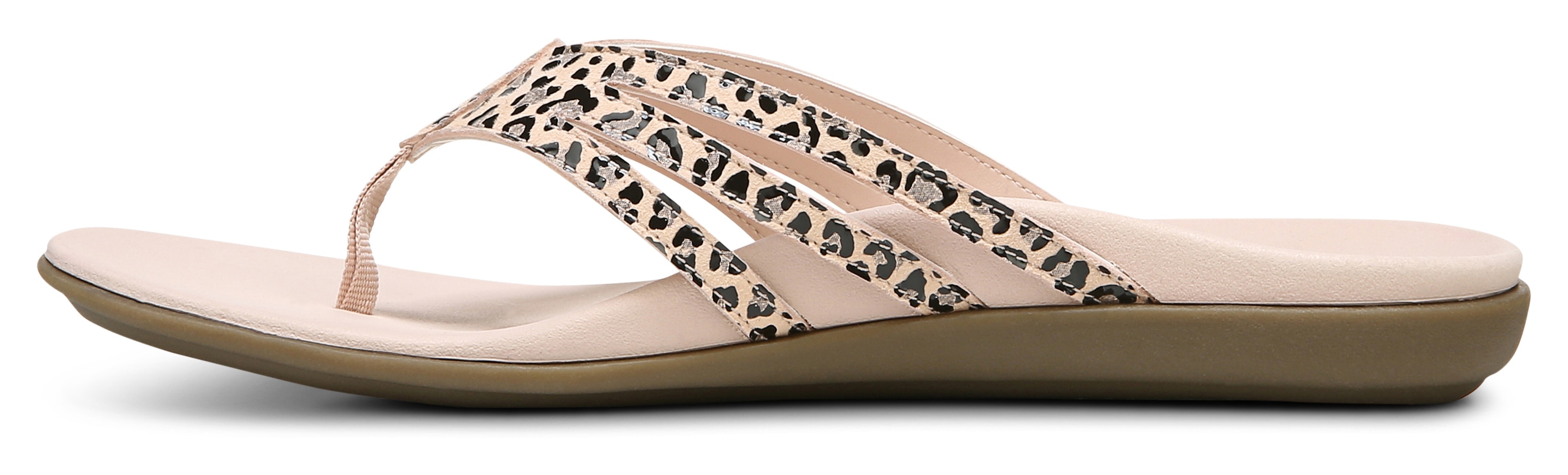 vionic leopard flip flops