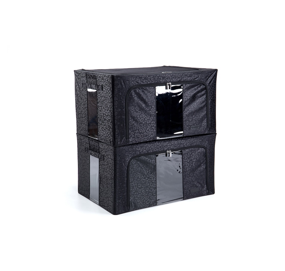 Image 485220_BLT.jpg, Product 485-220 / Price $34.88, OrganizeMe 2 Pack XL Luxe Collapsible Bin from Organizeme on TSC.ca's Home & Garden department