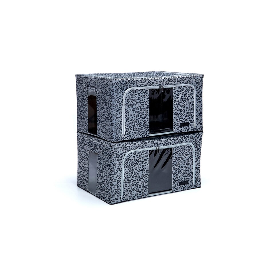 Image 485220_GYL.jpg, Product 485-220 / Price $34.88, OrganizeMe 2 Pack XL Luxe Collapsible Bin from Organizeme on TSC.ca's Home & Garden department