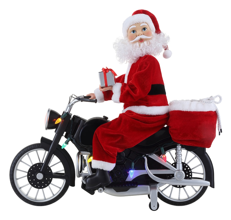 Image 485222.jpg, Product 485-222 / Price $99.49, Mr. Christmas Cycling Santa from Mr. Christmas on TSC.ca's Home & Garden department