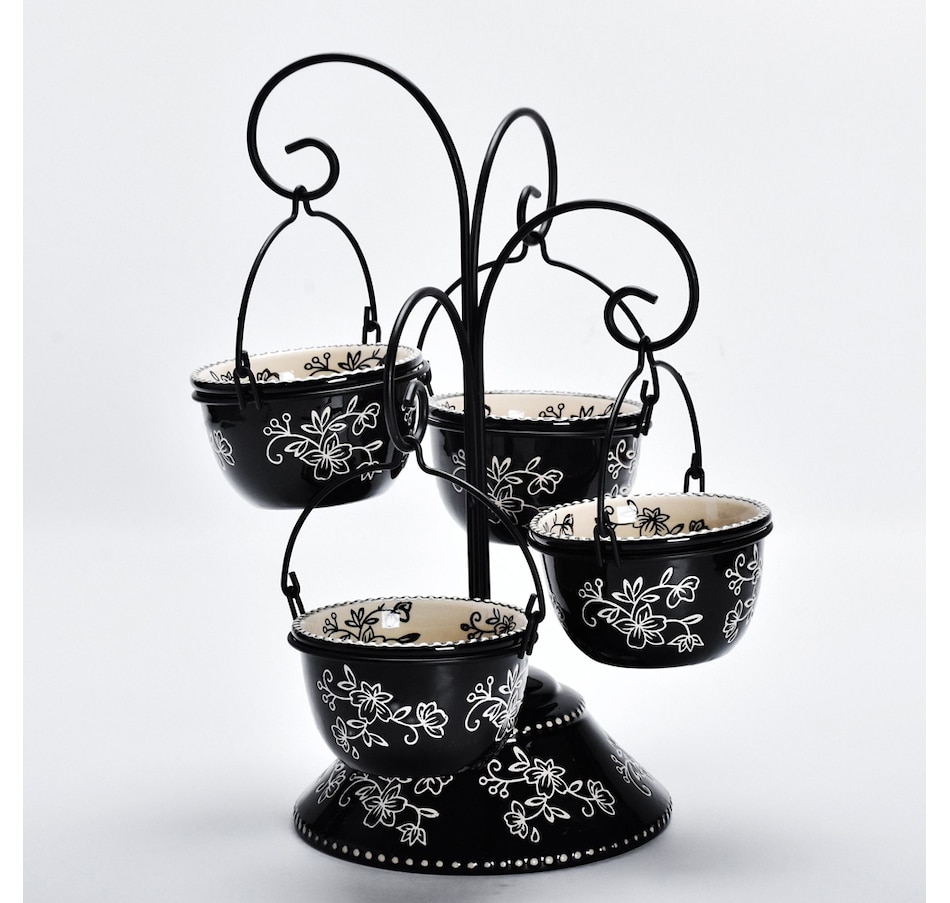 Image 485248_FLBLK.jpg, Product 485-248 / Price $34.33, temp-tations Tree with 4 10 oz. Ramekins from temp-tations on TSC.ca's Kitchen department