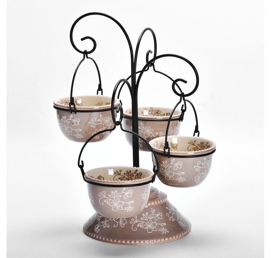 Image 485248_FLTPE.jpg, Product 485-248 / Price $34.33, temp-tations Tree with 4 10 oz. Ramekins from temp-tations on TSC.ca's Kitchen department