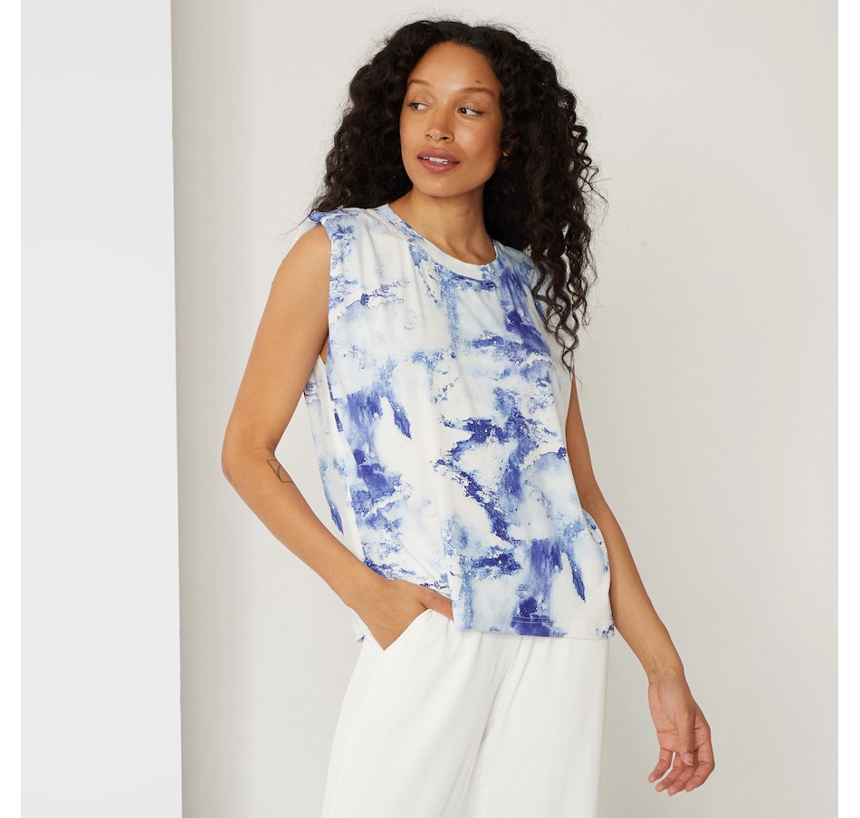 Image 485427_IOPT.jpg, Product 485-427 / Price $49.33, Tracy Moore Designed by Freda’s Sleeveless Shoulder Detail Top from Tracy Moore Designed by Freda's on TSC.ca's Clothing & Shoes department