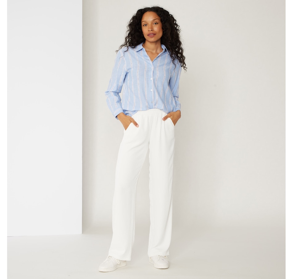 Image 485429_OWH.jpg , Product 485-429 / Price $69.33 , Tracy Moore Designed by Freda’s Relaxed Pull On Pant from Tracy Moore Designed by Freda's on TSC.ca's Clothing & Shoes department