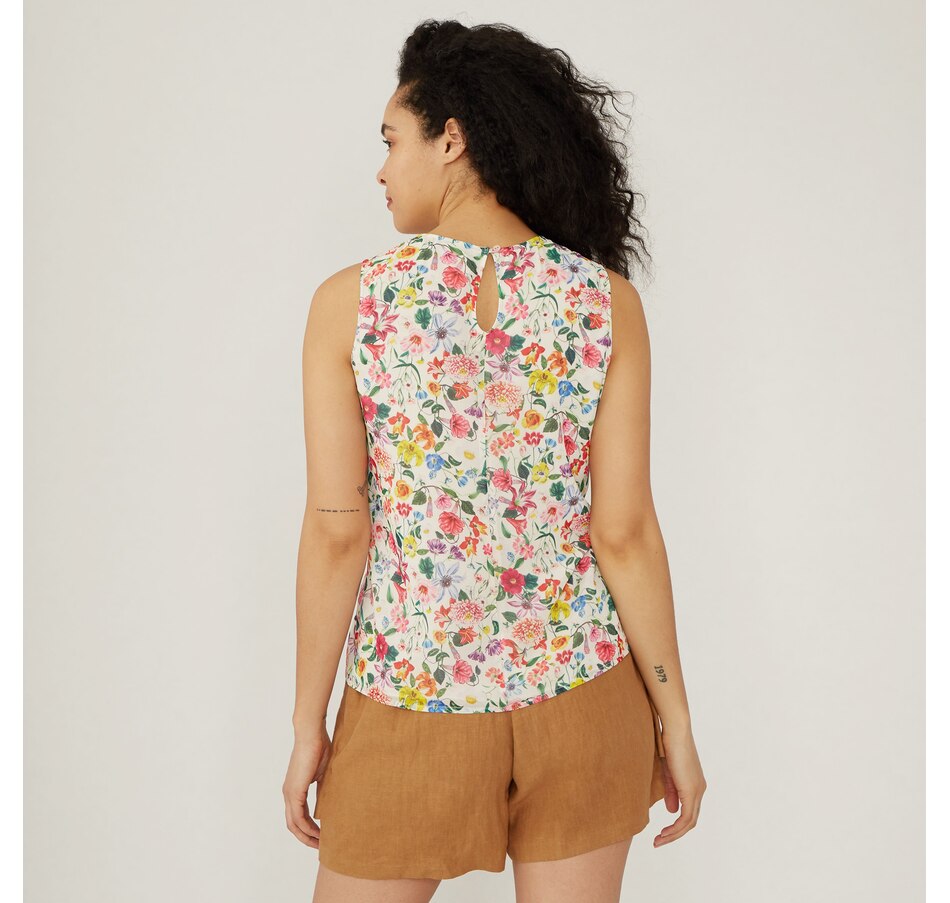 tsc.ca - Badgley Mischka Sustainable Floral Sleeveless Blouse