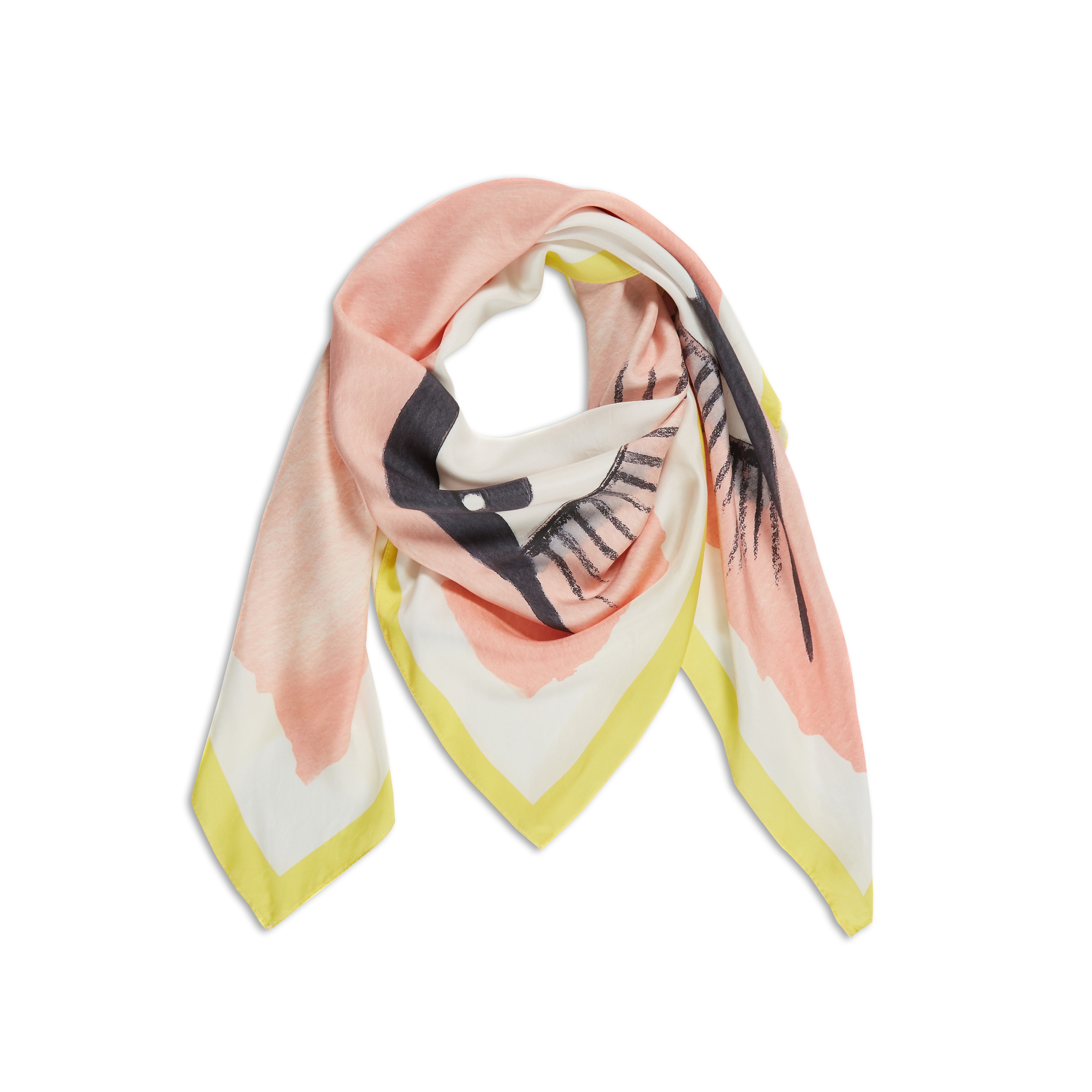 Badgley Mischka Silk Twill Scarf